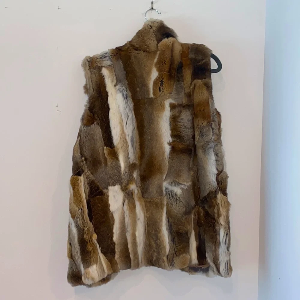 Real Rabbit Fur Vest - Picture 2 of 4